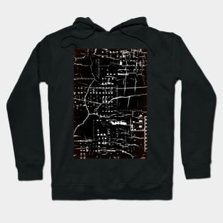 Electronic chip path with crack design Hoodie